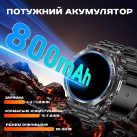 Смарт годинник  Smart Mevaden Ultra Steel, 2 ремінці