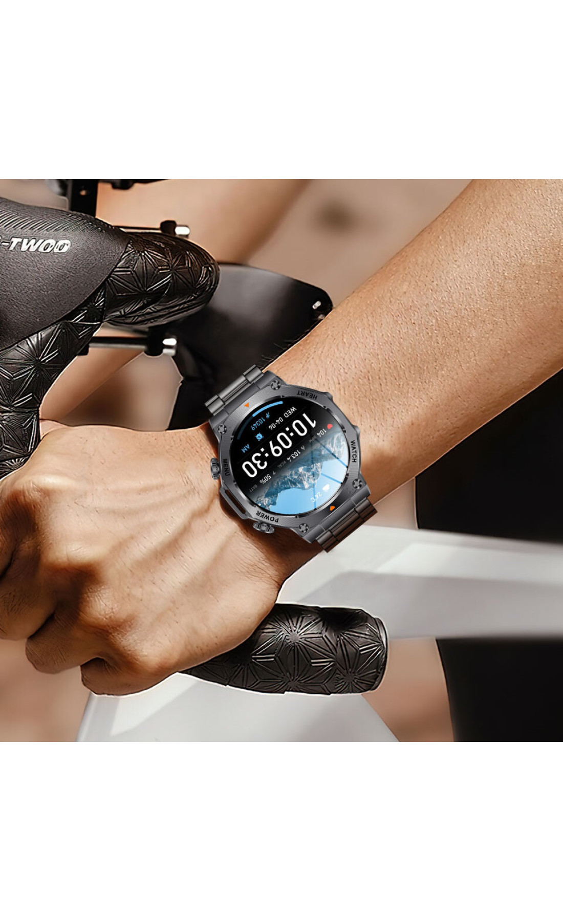 Смарт годинник  Smart Mevaden Ultra Steel, 2 ремінці