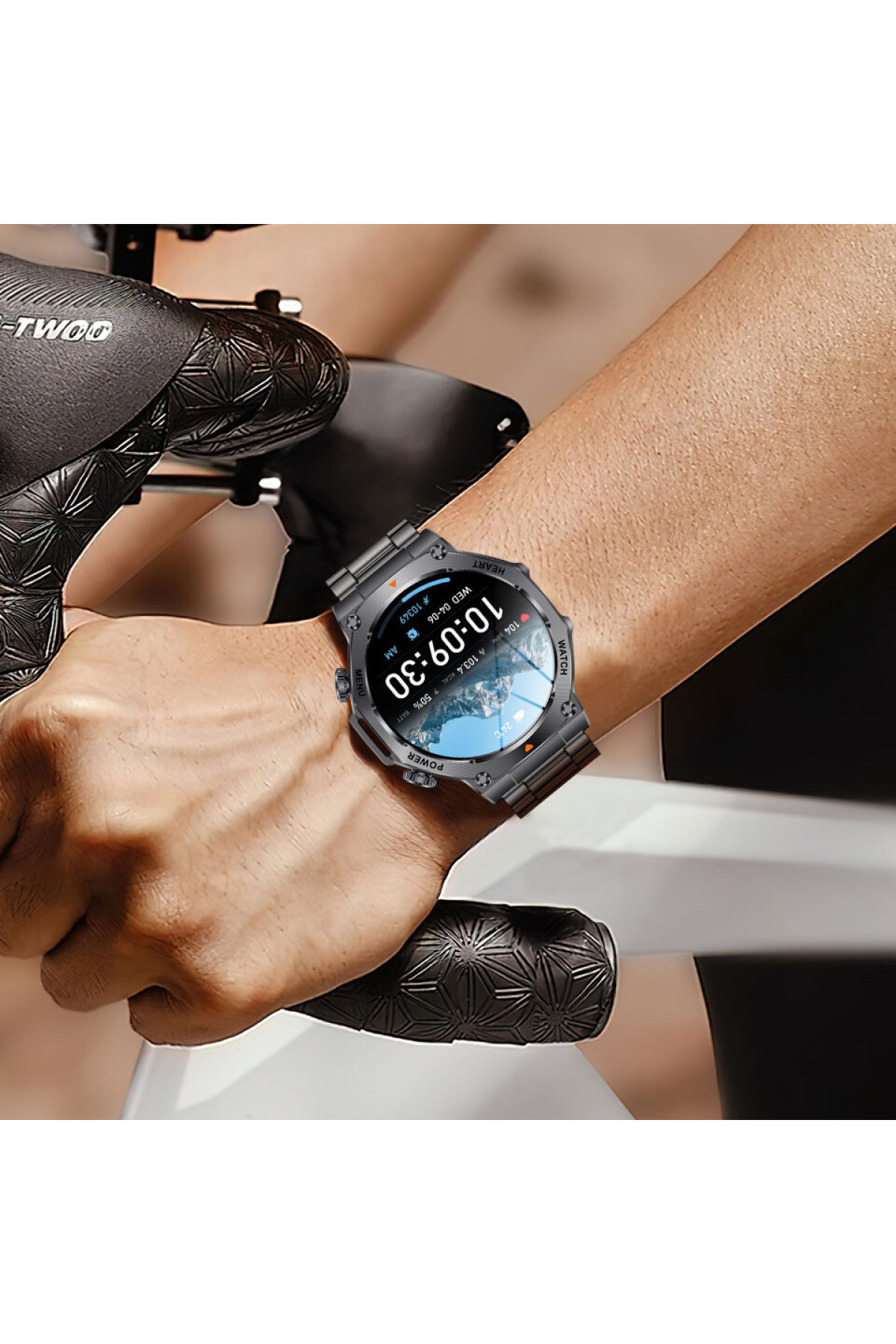 Смарт годинник  Smart Mevaden Ultra Steel, 2 ремінці