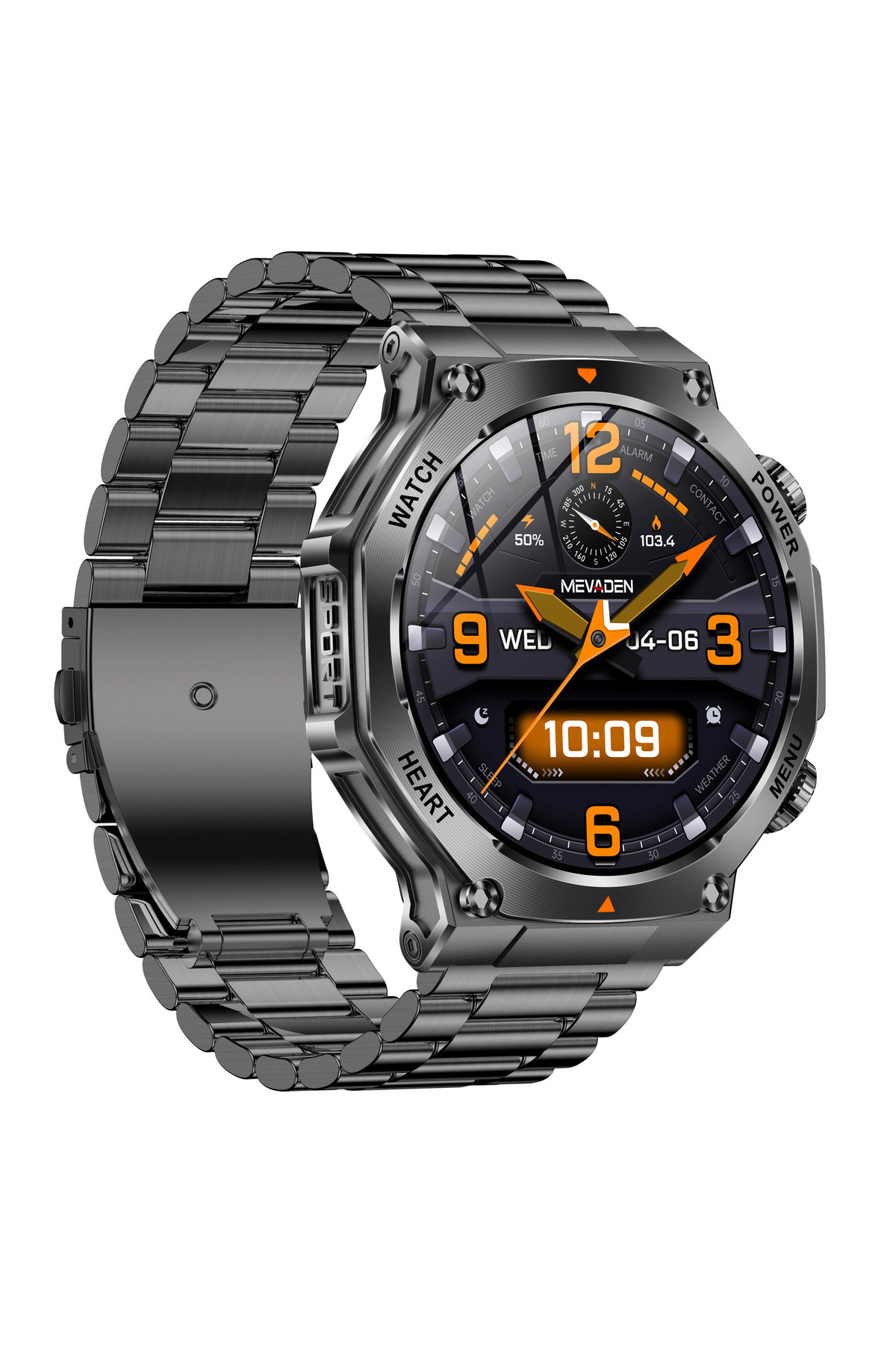 Смарт годинник  Smart Mevaden Ultra Steel, 2 ремінці