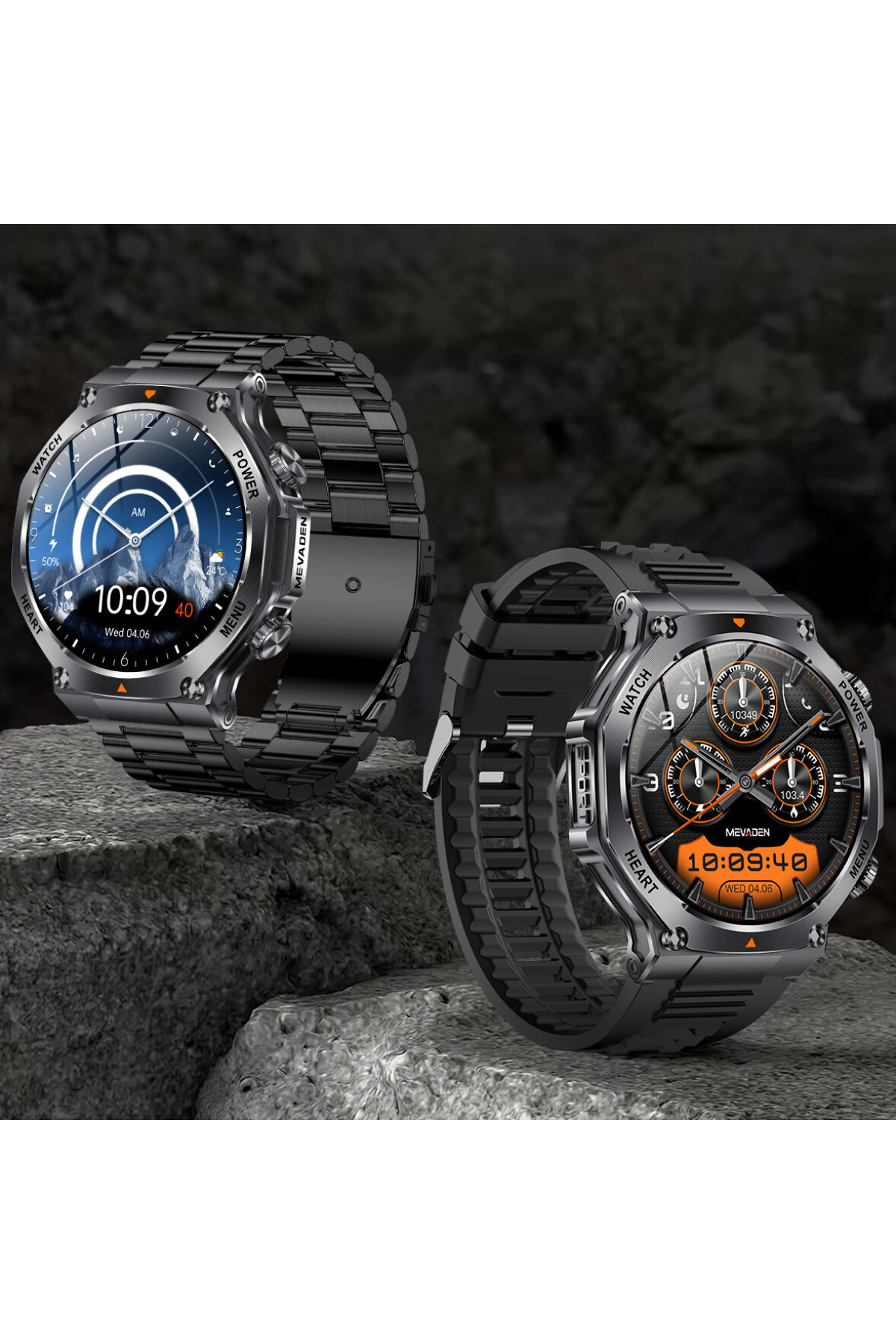 Смарт годинник  Smart Mevaden Ultra Rubber, 2 ремінці