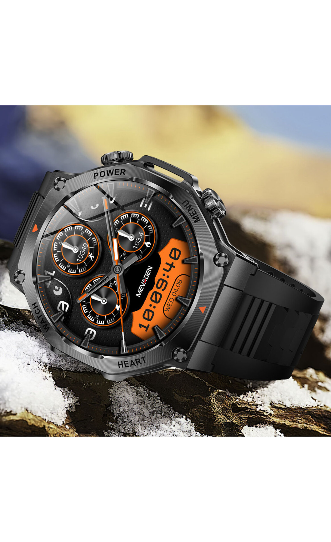 Смарт годинник  Smart Mevaden Ultra Rubber, 2 ремінці