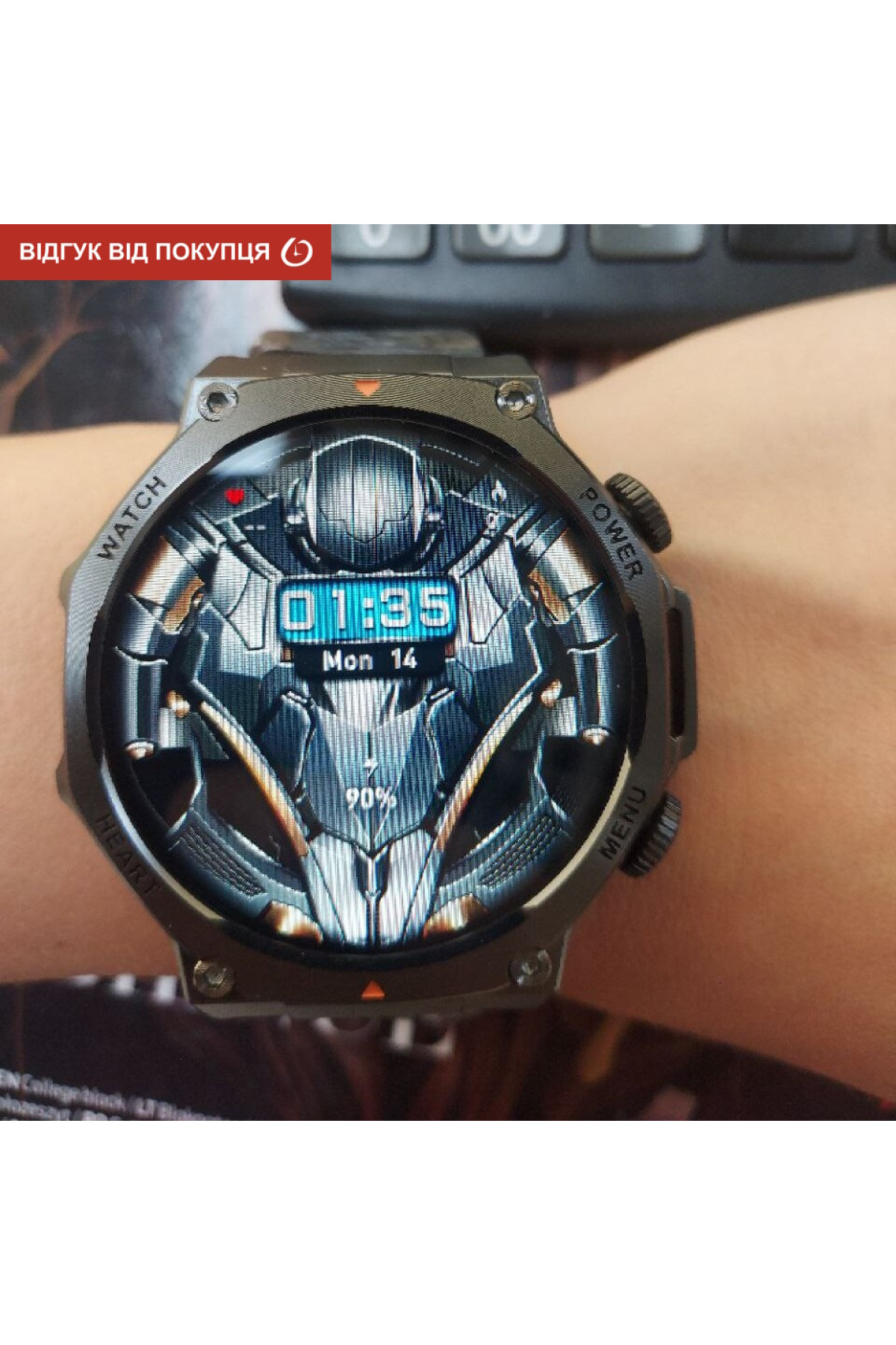 Смарт годинник  Smart Mevaden Ultra Rubber, 2 ремінці