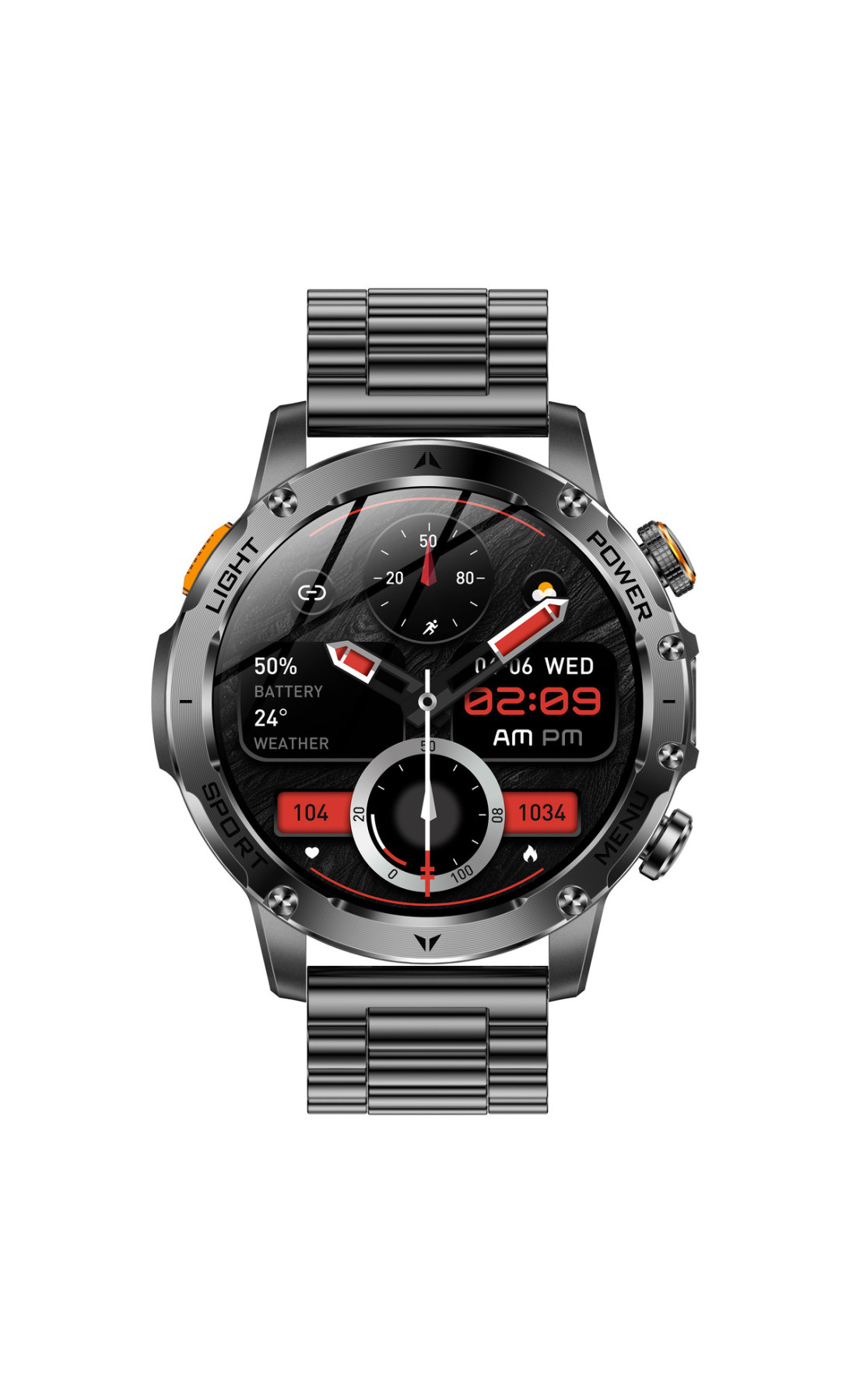 Смарт годинник  Smart Power Ultra Steel, 2 ремінці