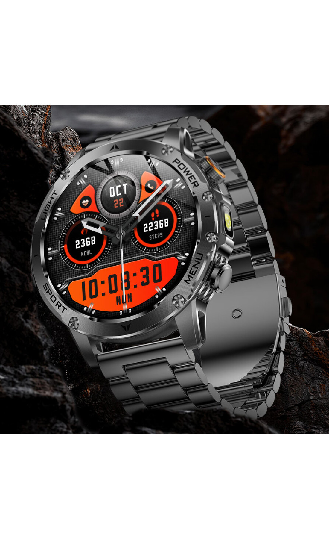 Смарт годинник  Smart Power Ultra Steel, 2 ремінці