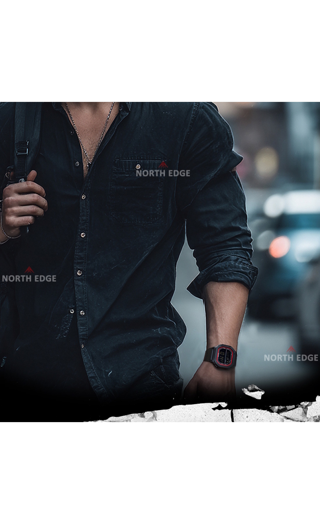 Чоловічий годинник  North Edge X1 5BAR