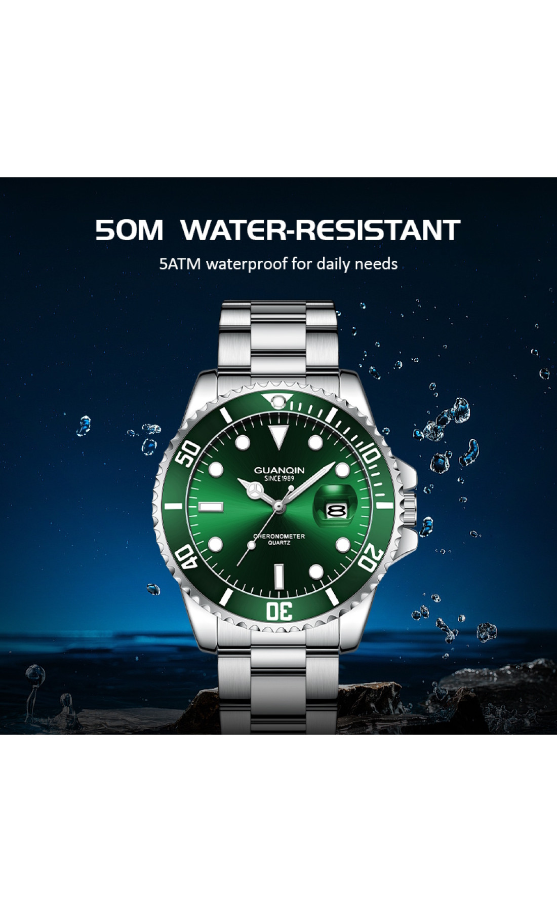 Чоловічий годинник  Guanquin Materhorn 5 Bar