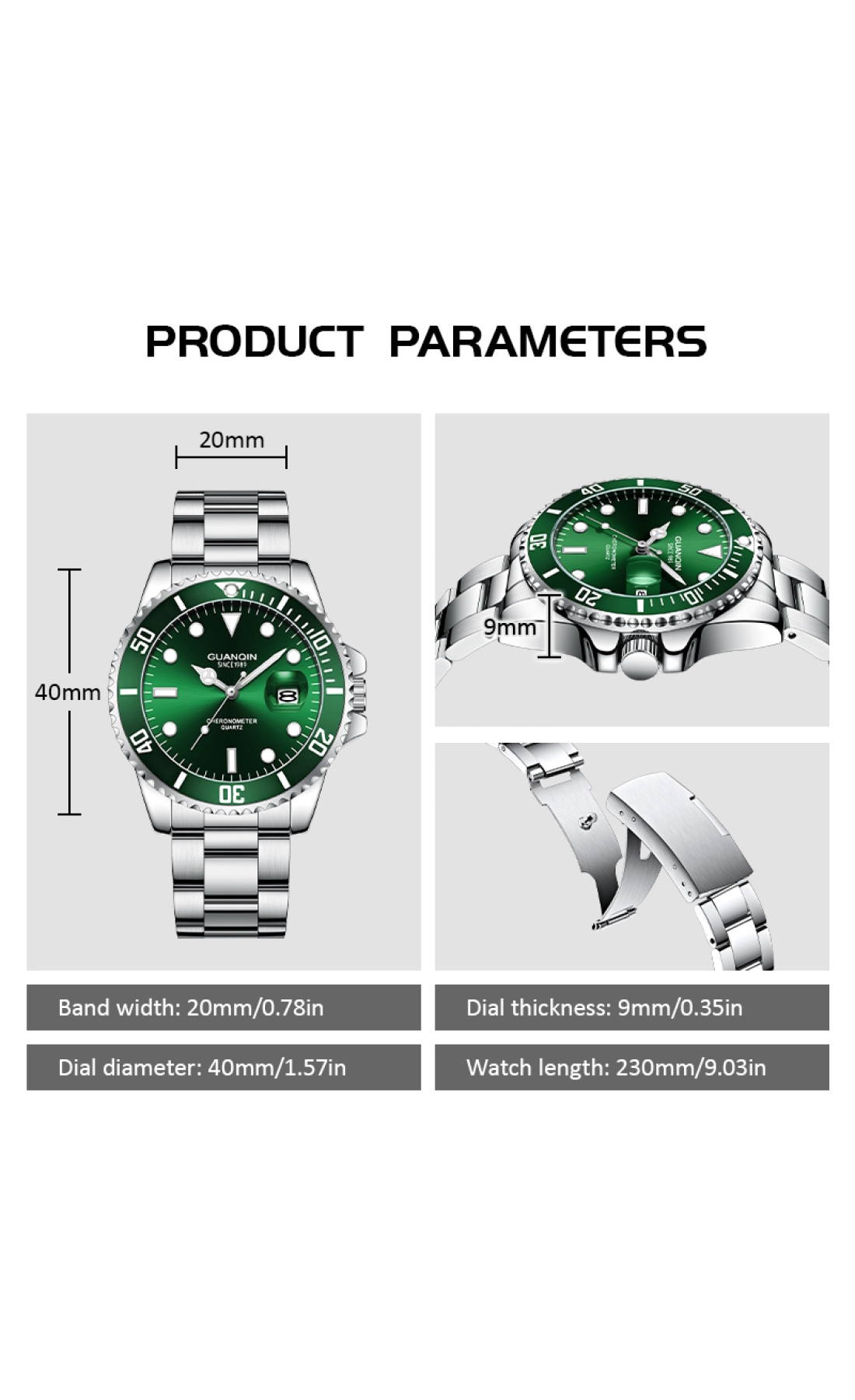 Чоловічий годинник  Guanquin Materhorn 5 Bar