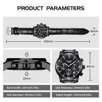 Чоловічий годинник  Guanquin Liberty Leather