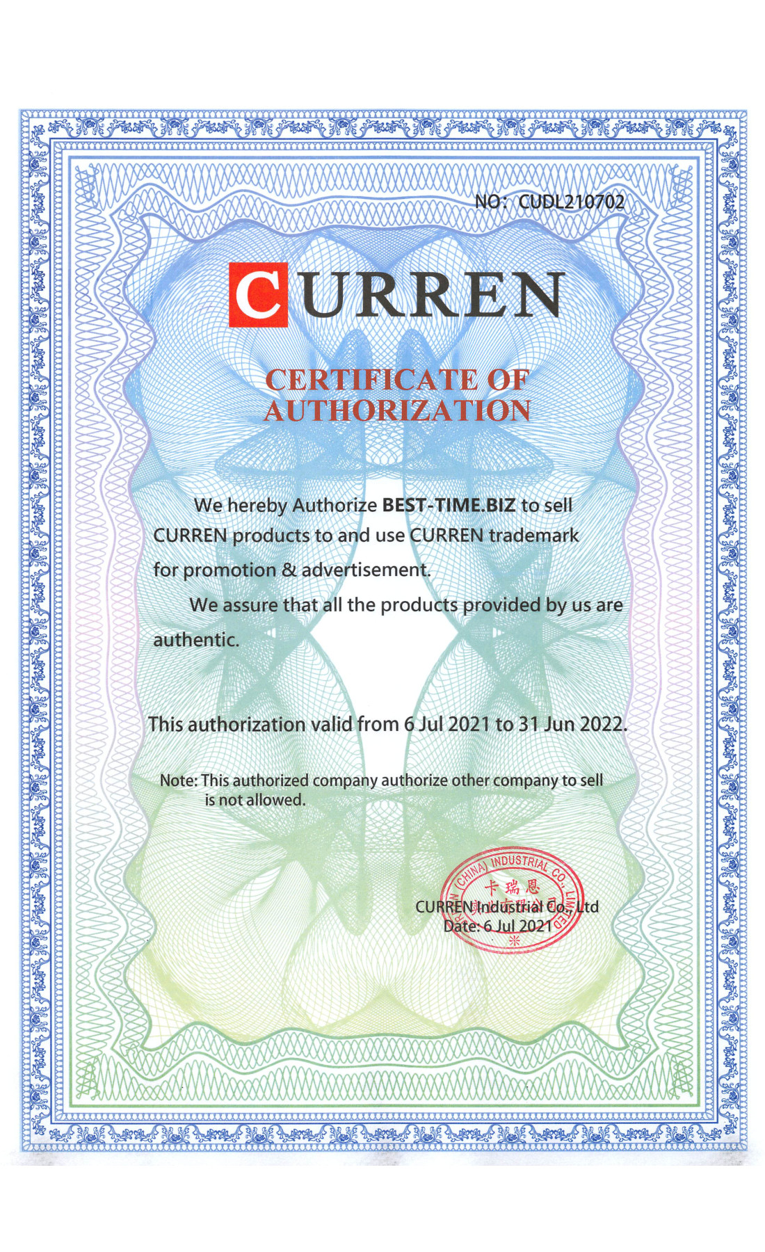 Чоловічий годинник  Curren Scotland