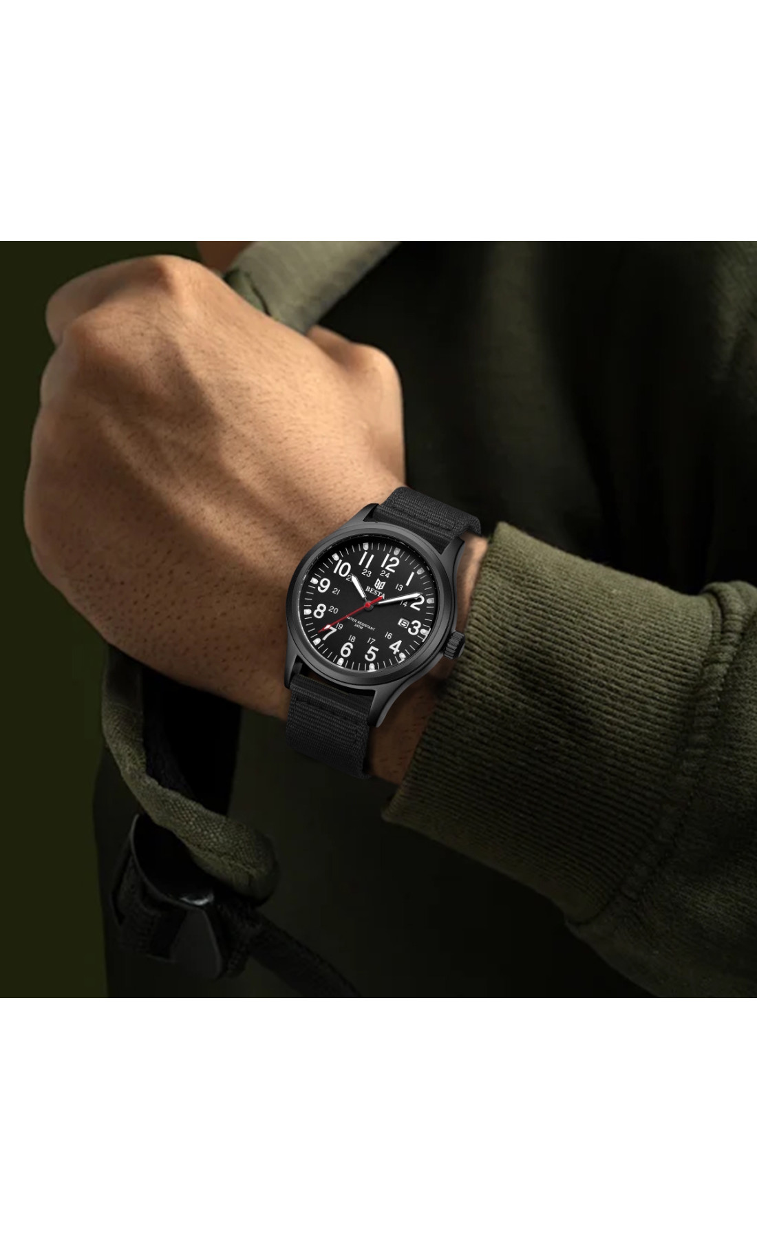 Чоловічий годинник  Besta Command Black