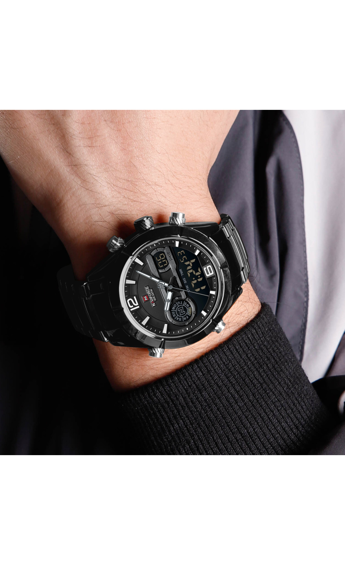 Чоловічий годинник  Naviforce Aviator