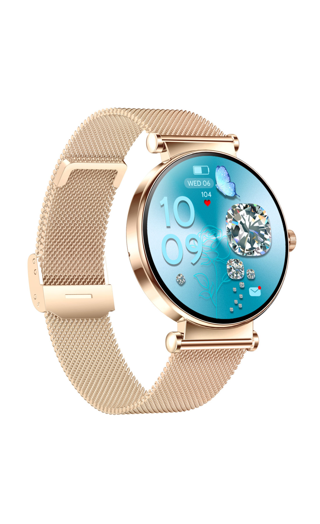 Смарт годинник  Smart Princess Steel Gold, 2 ремінці