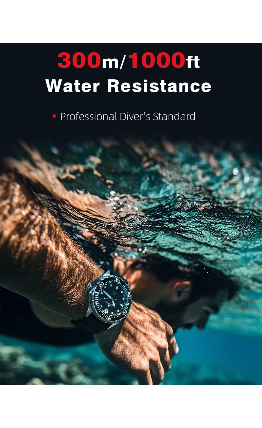 Чоловічий годинник  North Edge Triton 30 Bar