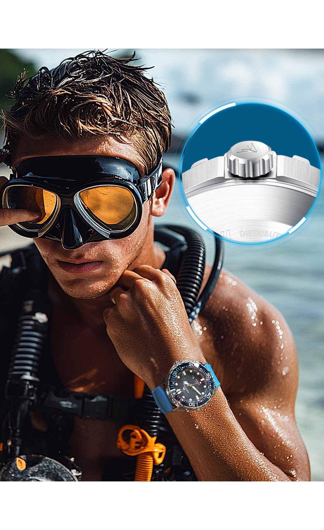 Чоловічий годинник  North Edge Triton 30 Bar