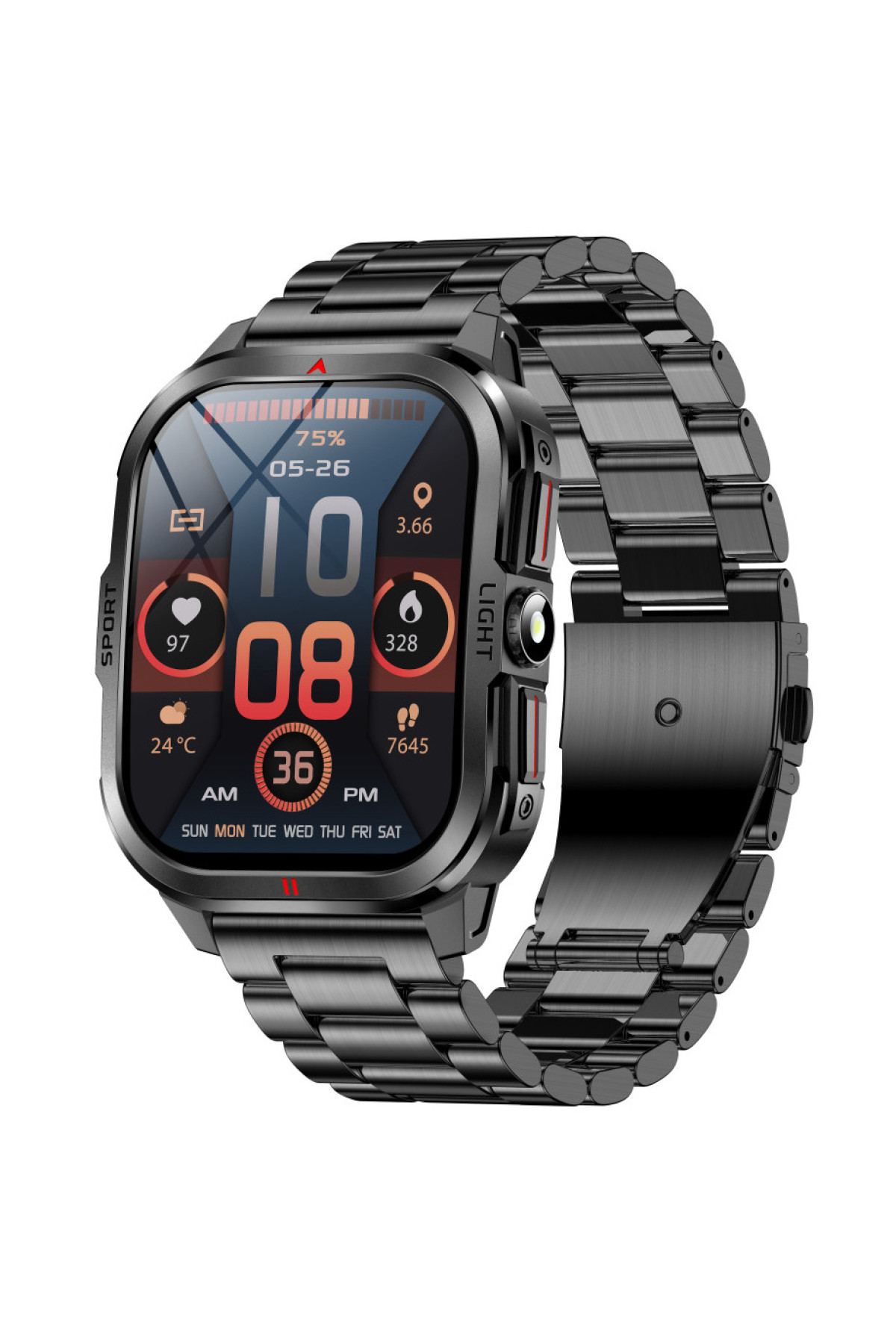 Смарт годинник  Smart Fantastic Steel, 2 ремінці