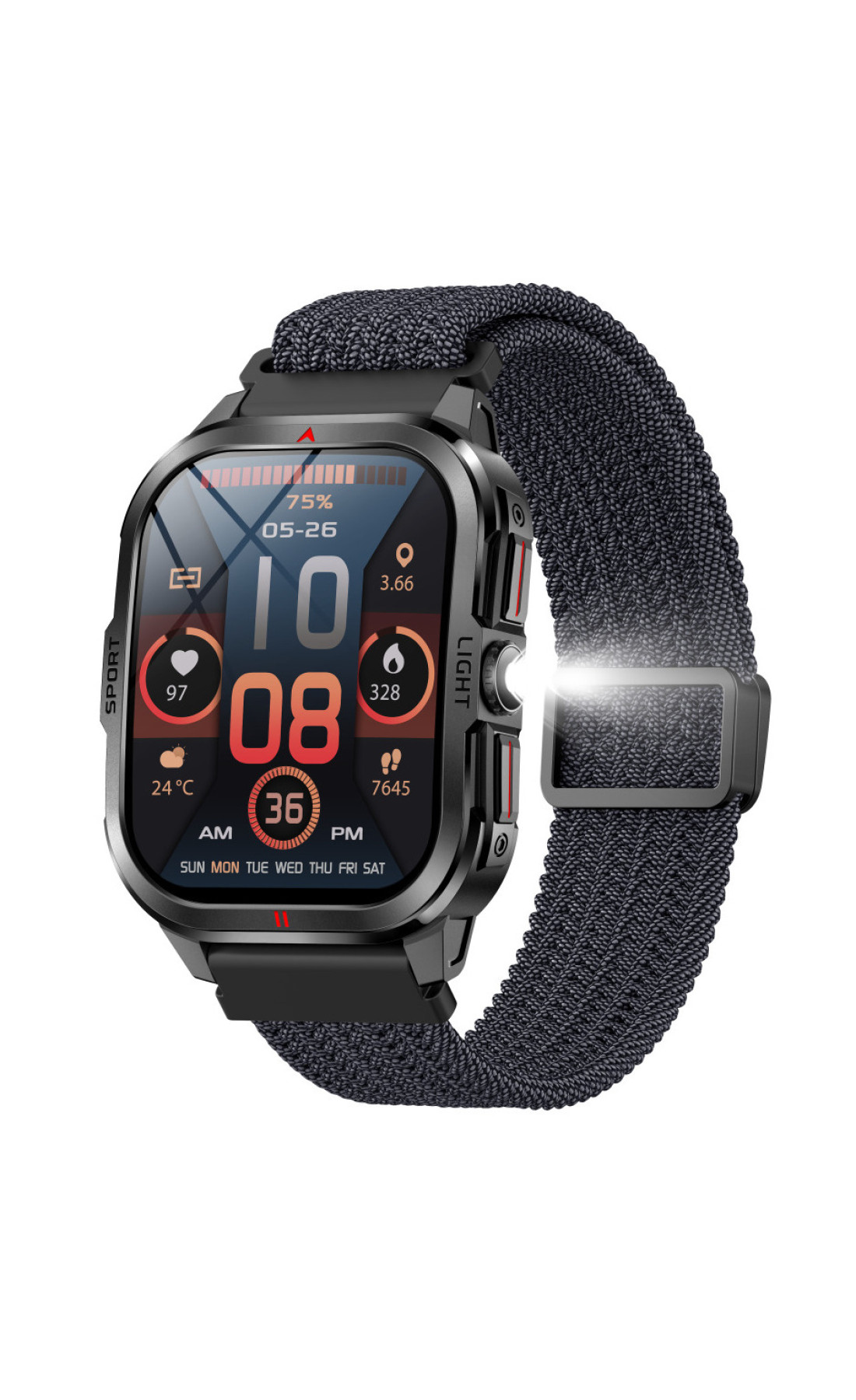 Смарт годинник  Smart Fantastic Nylon, 2 ремінці