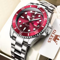 Чоловічий годинник  Olevs Bordo