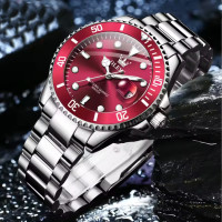 Чоловічий годинник  Olevs Bordo