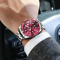 Чоловічий годинник  Olevs Bordo