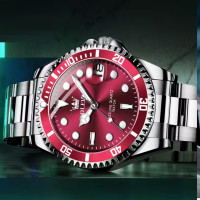 Чоловічий годинник  Olevs Bordo