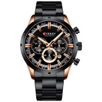 Чоловічий годинник  Curren Wild Black