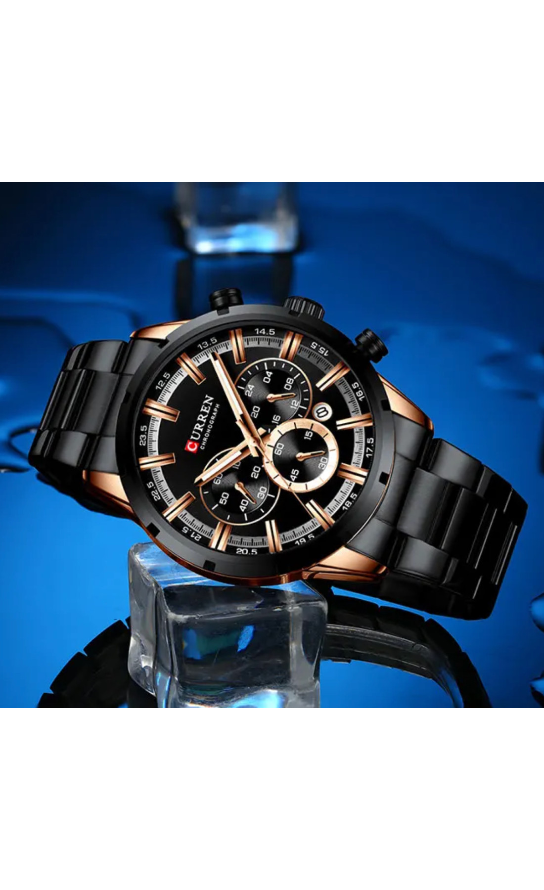 Чоловічий годинник  Curren Wild Black