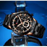 Чоловічий годинник  Curren Wild Black