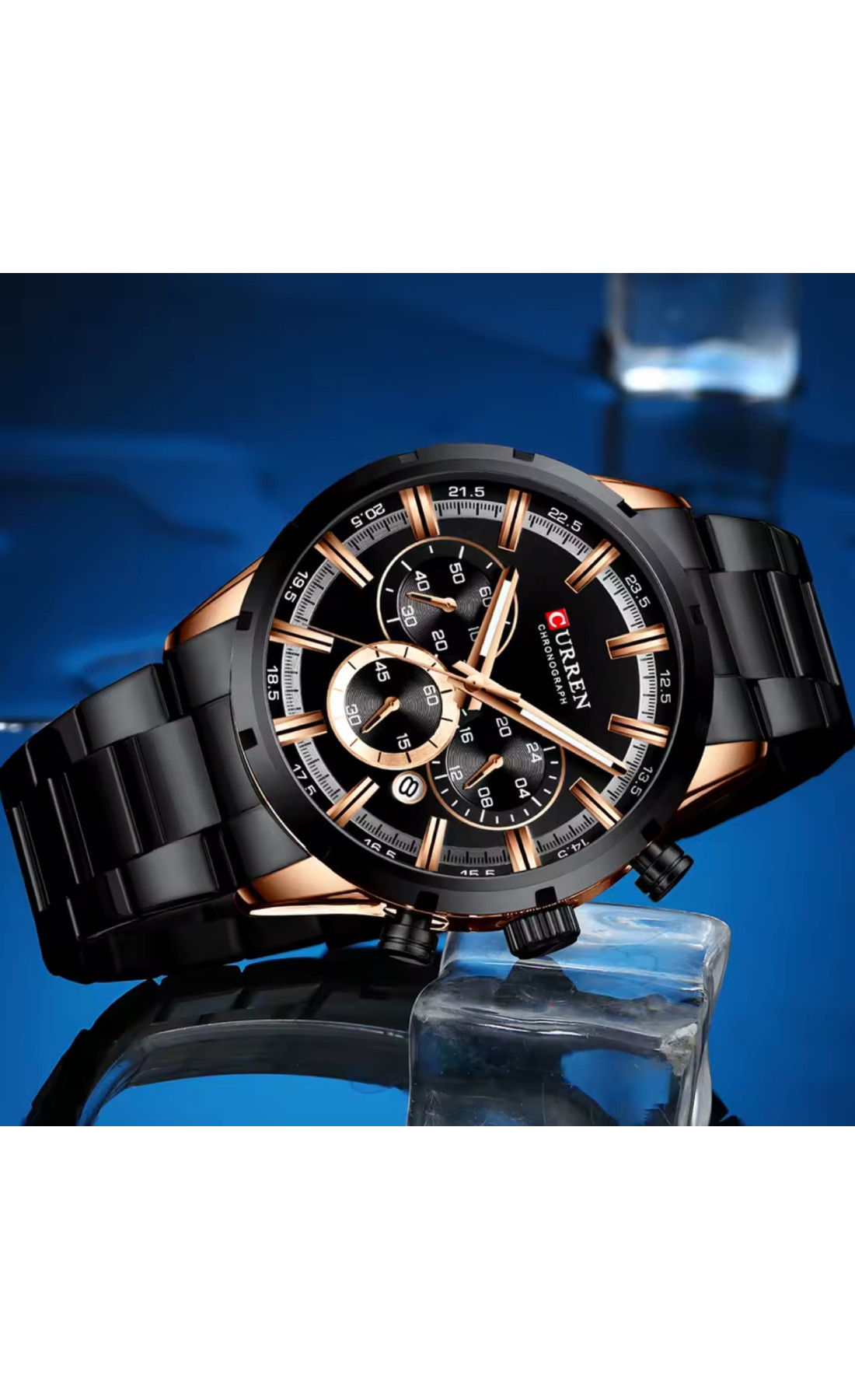 Чоловічий годинник  Curren Wild Black