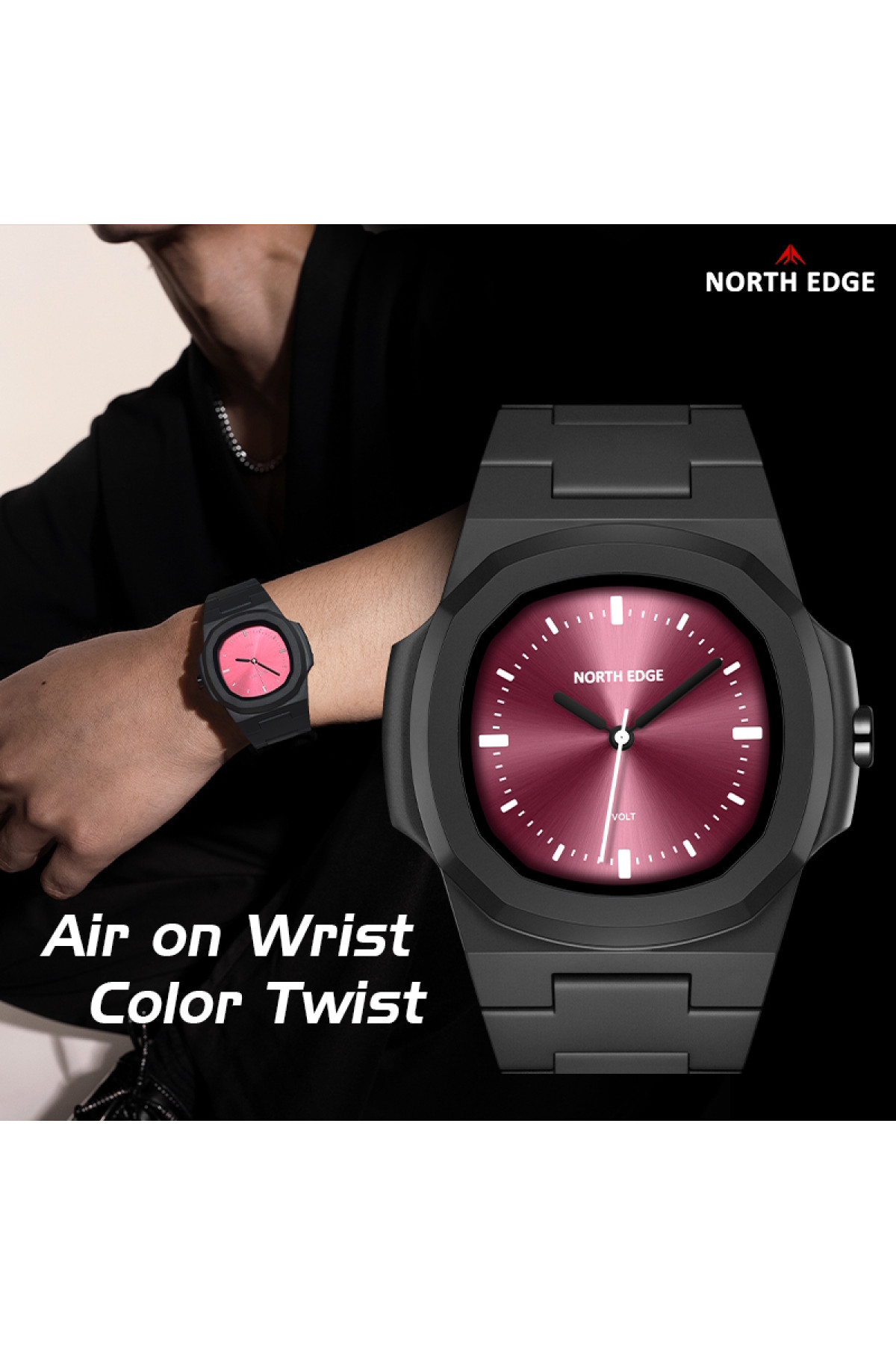 Чоловічий годинник  North Edge Volt 5 Bar