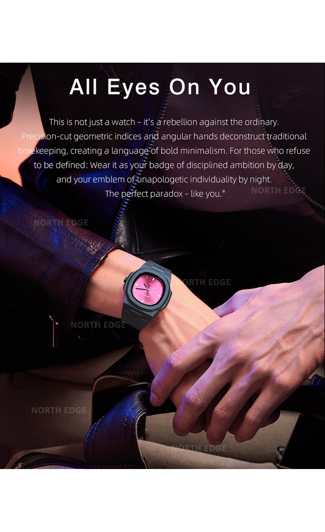 Чоловічий годинник  North Edge Volt 5 Bar