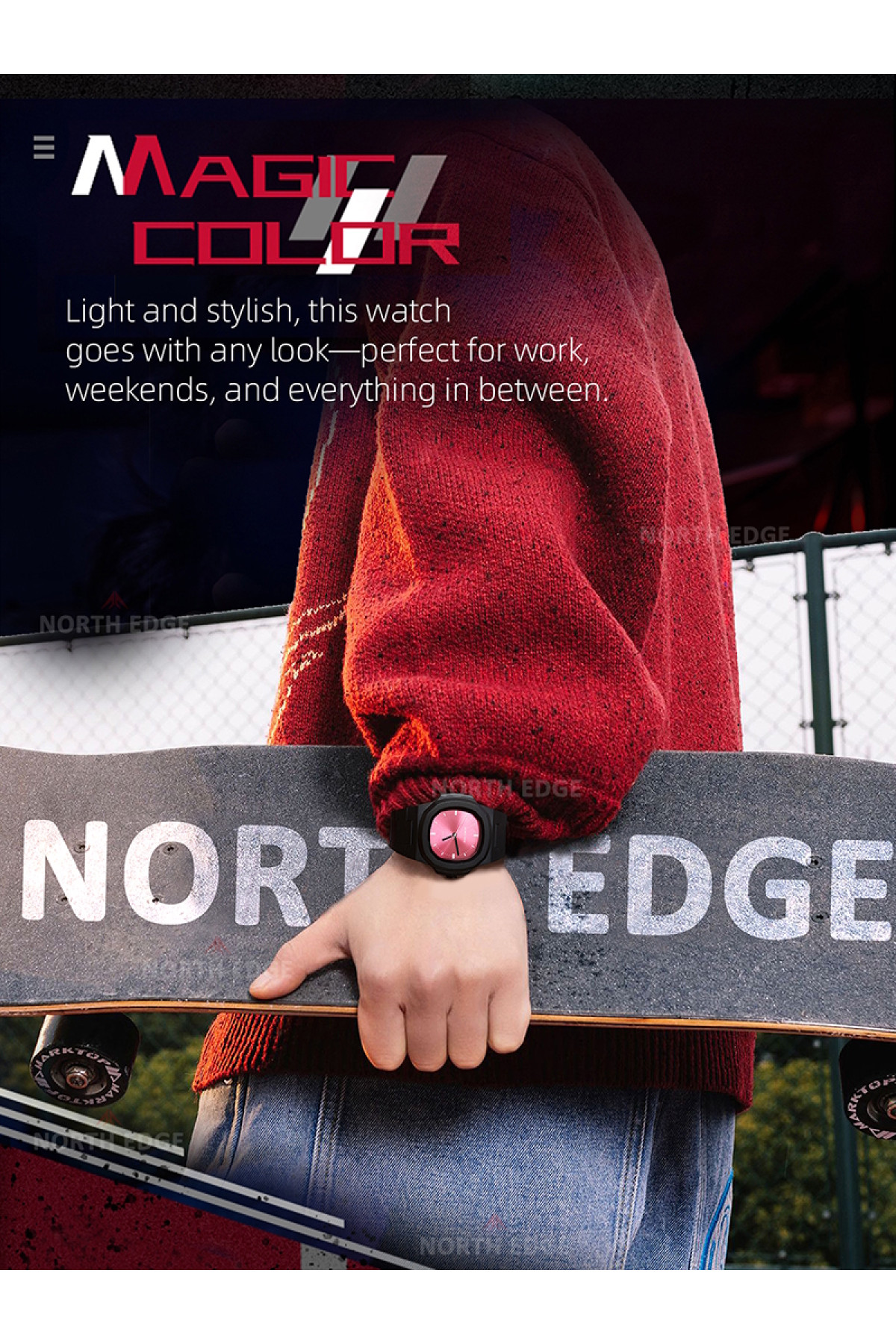 Чоловічий годинник  North Edge Volt 5 Bar