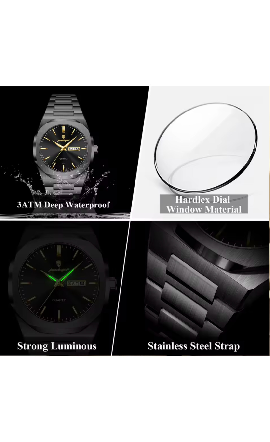 Чоловічий годинник  Poedagar Amrest