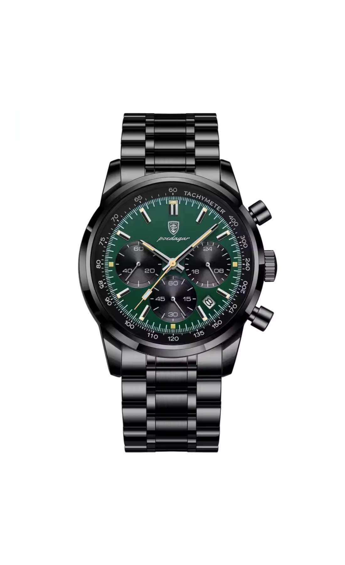 Чоловічий годинник  Poedagar Petros Black