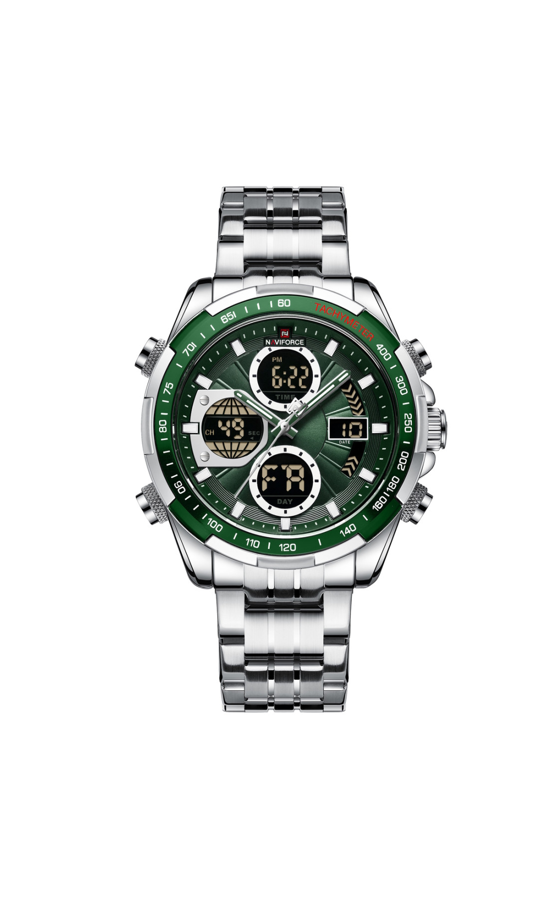 Чоловічий годинник  Naviforce Fly Steel