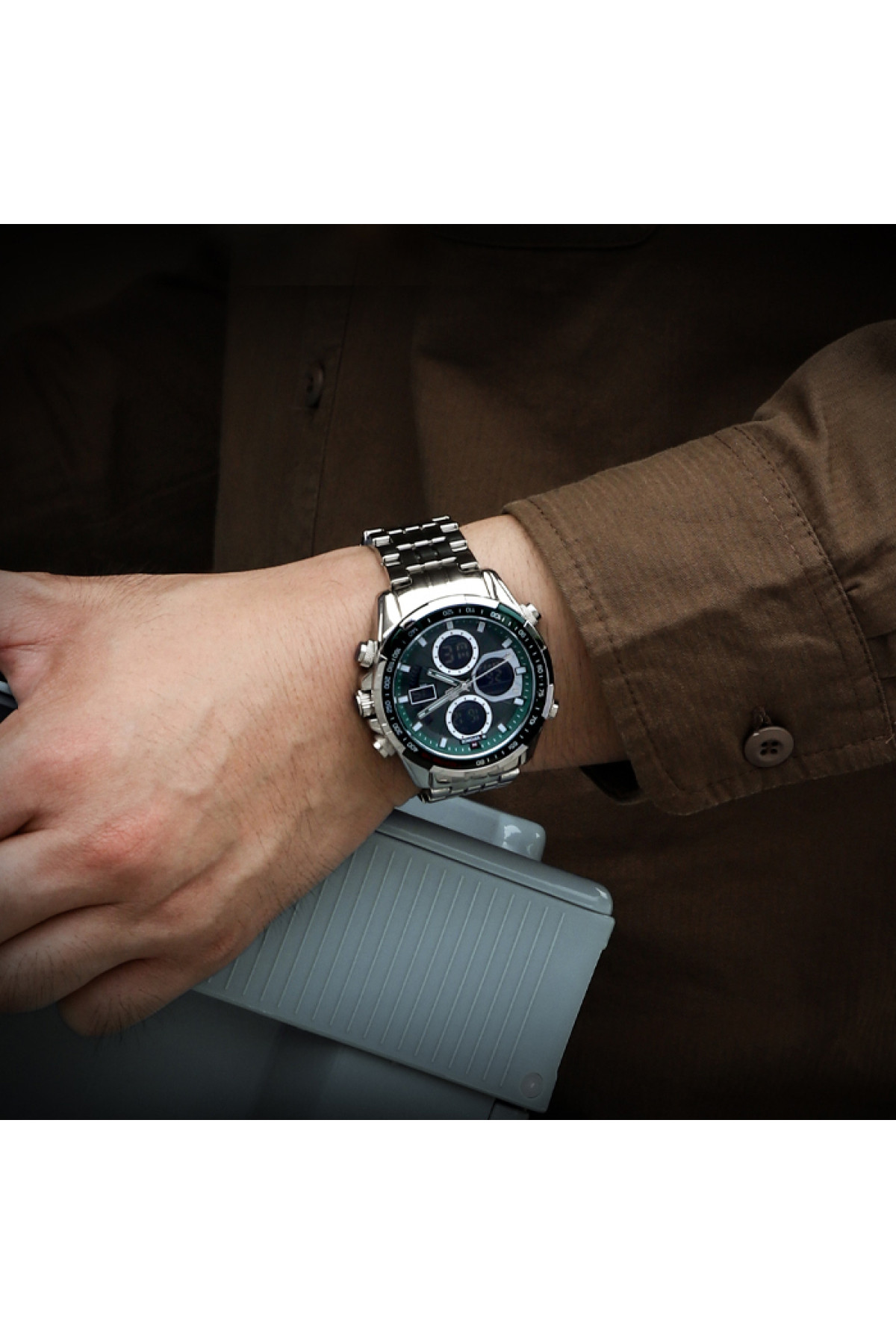 Чоловічий годинник  Naviforce Fly Steel