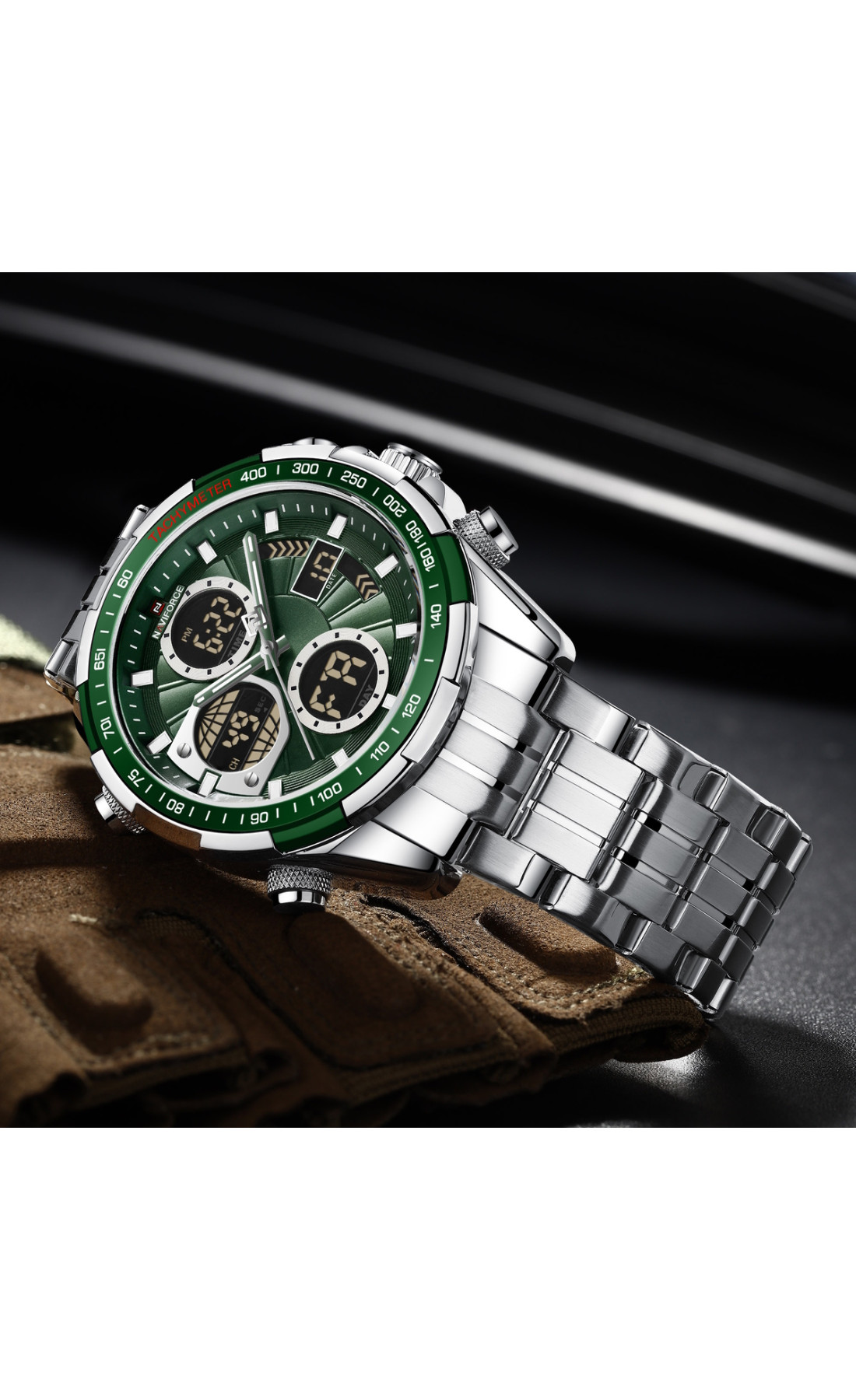 Чоловічий годинник  Naviforce Fly Steel