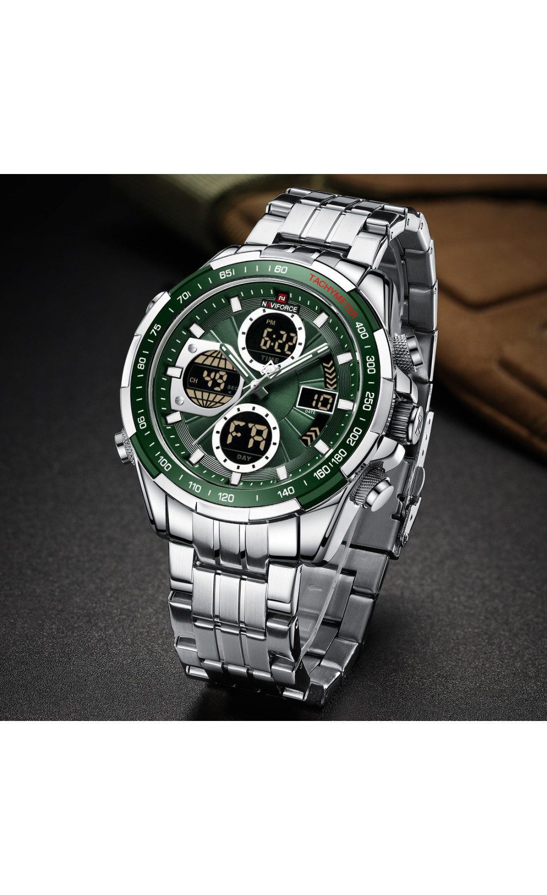 Чоловічий годинник  Naviforce Fly Steel