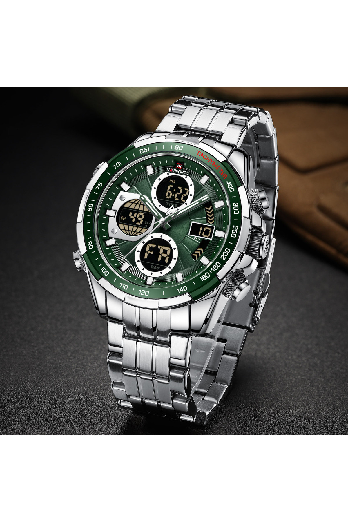 Чоловічий годинник  Naviforce Fly Steel