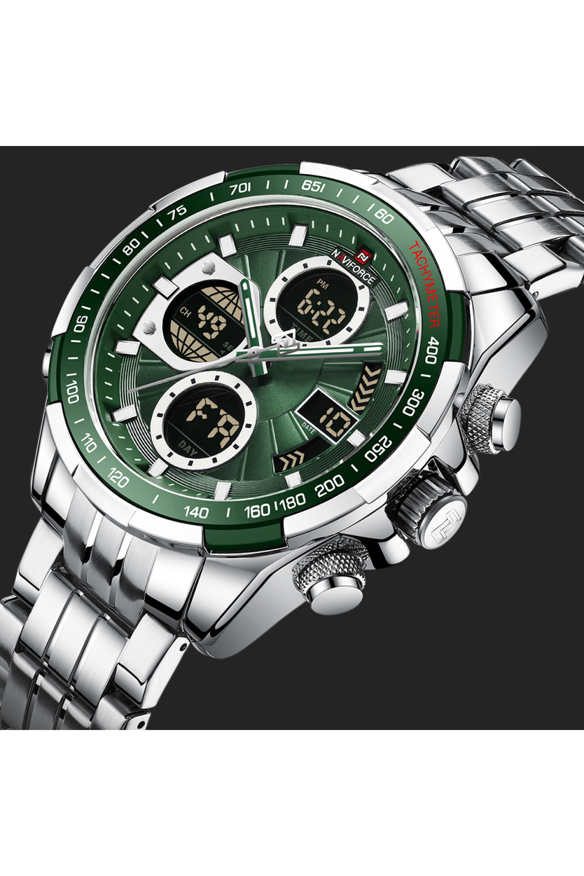 Чоловічий годинник  Naviforce Fly Steel