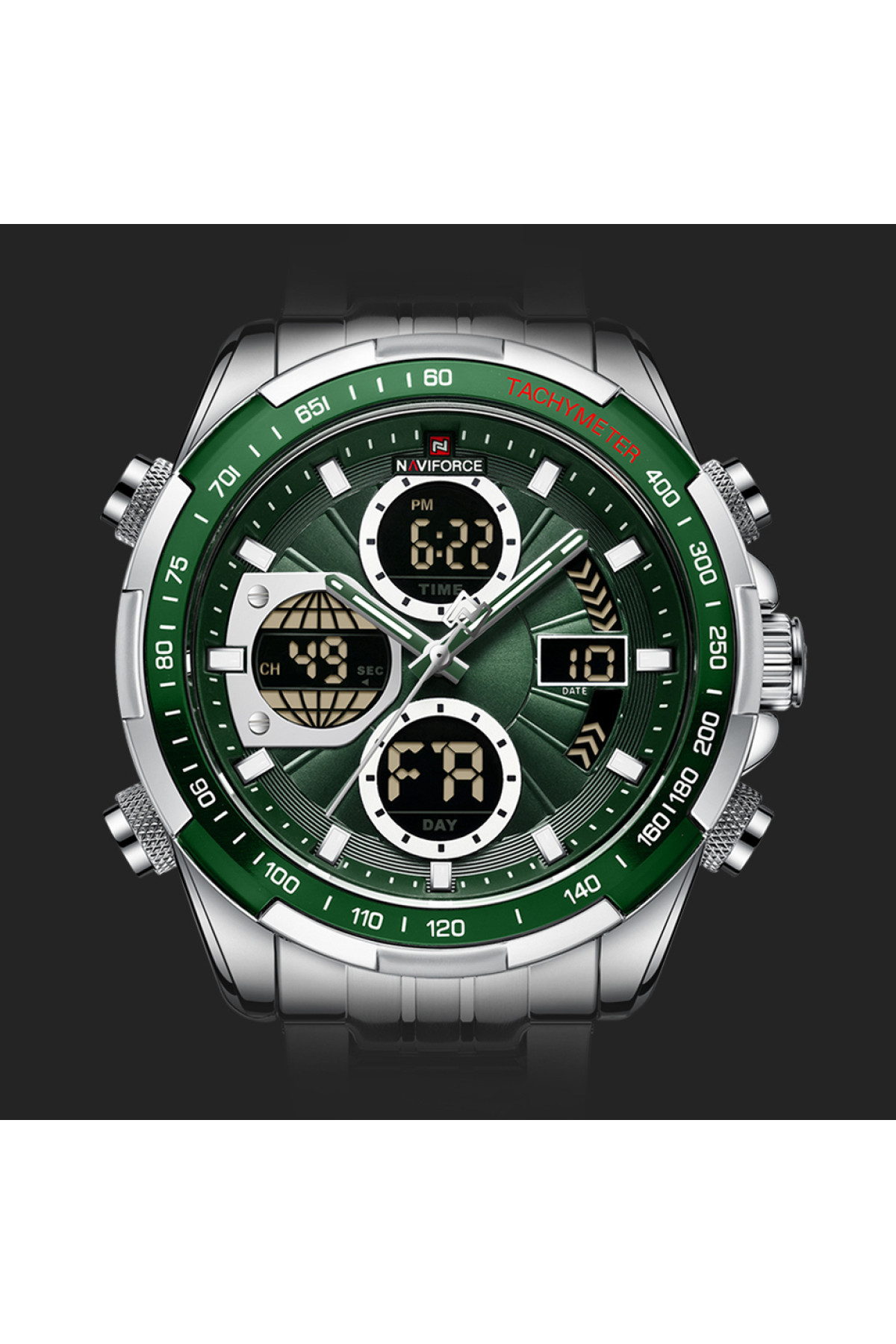 Чоловічий годинник  Naviforce Fly Steel