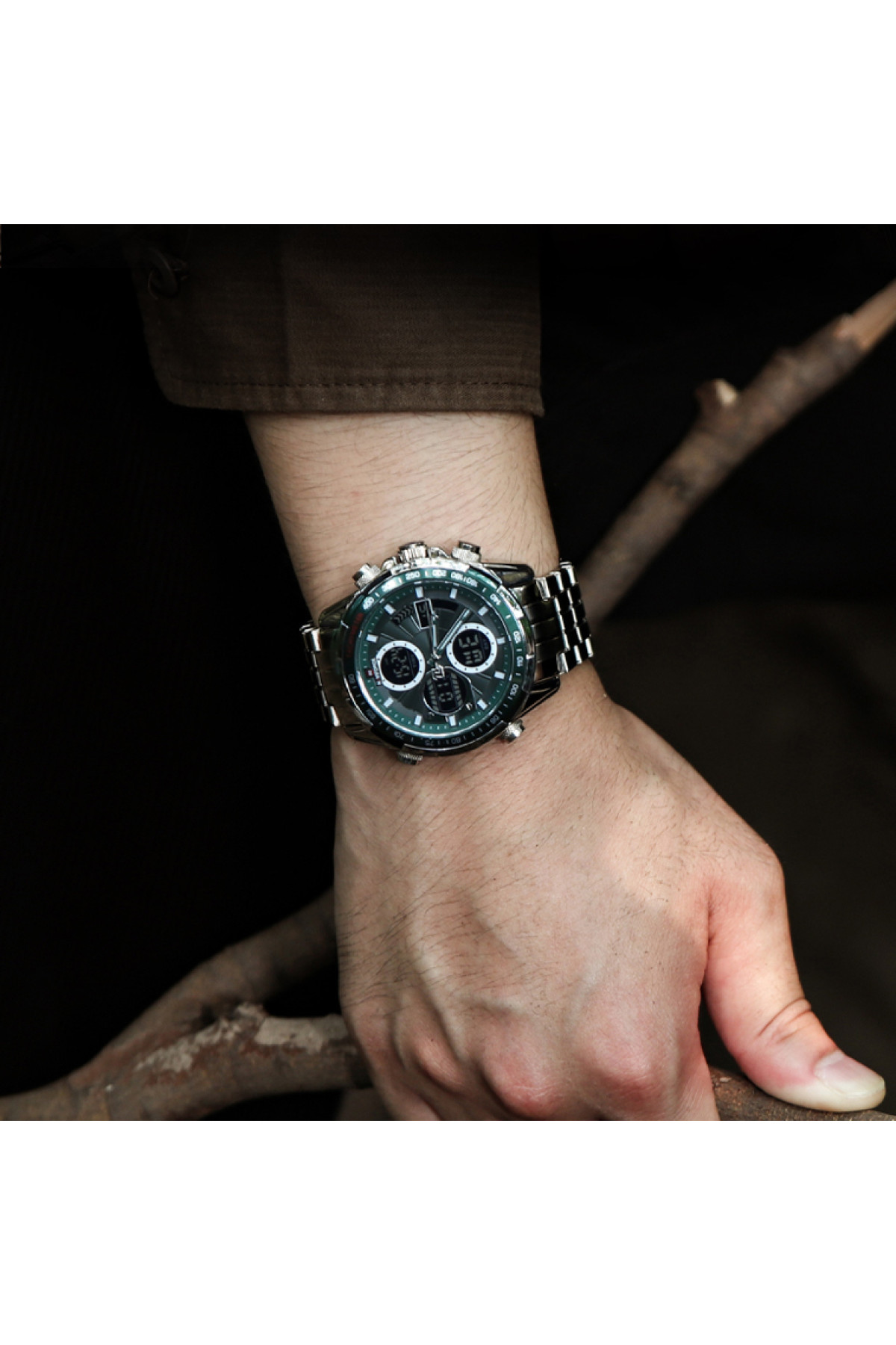 Чоловічий годинник  Naviforce Fly Steel