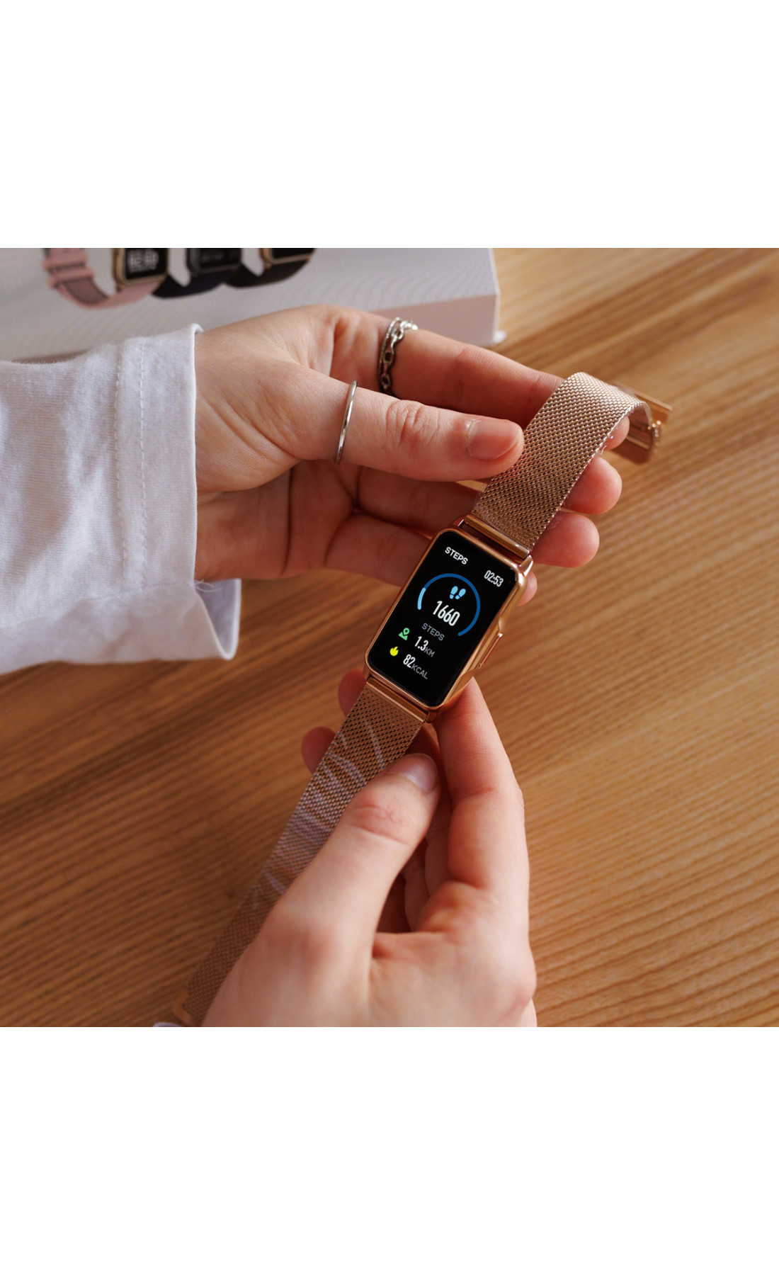 Смарт годинник  Smart Mioband Nano+ Pink, 2 ремінці