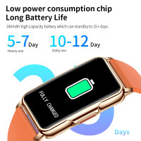 Смарт годинник  Smart Mioband Nano+ Orange, 2 ремінці