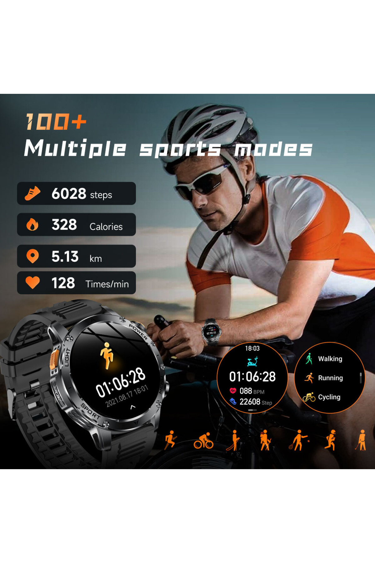 Смарт годинник  Smart Power Ultra Steel УЦІНКА