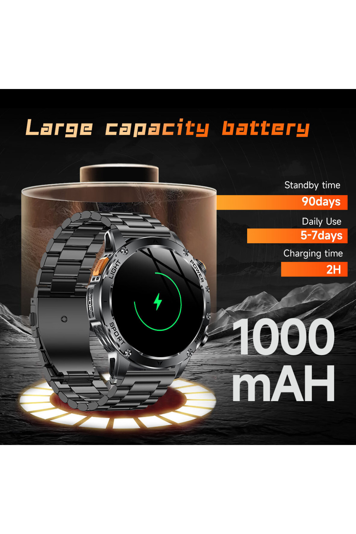 Смарт годинник  Smart Power Ultra Steel УЦІНКА