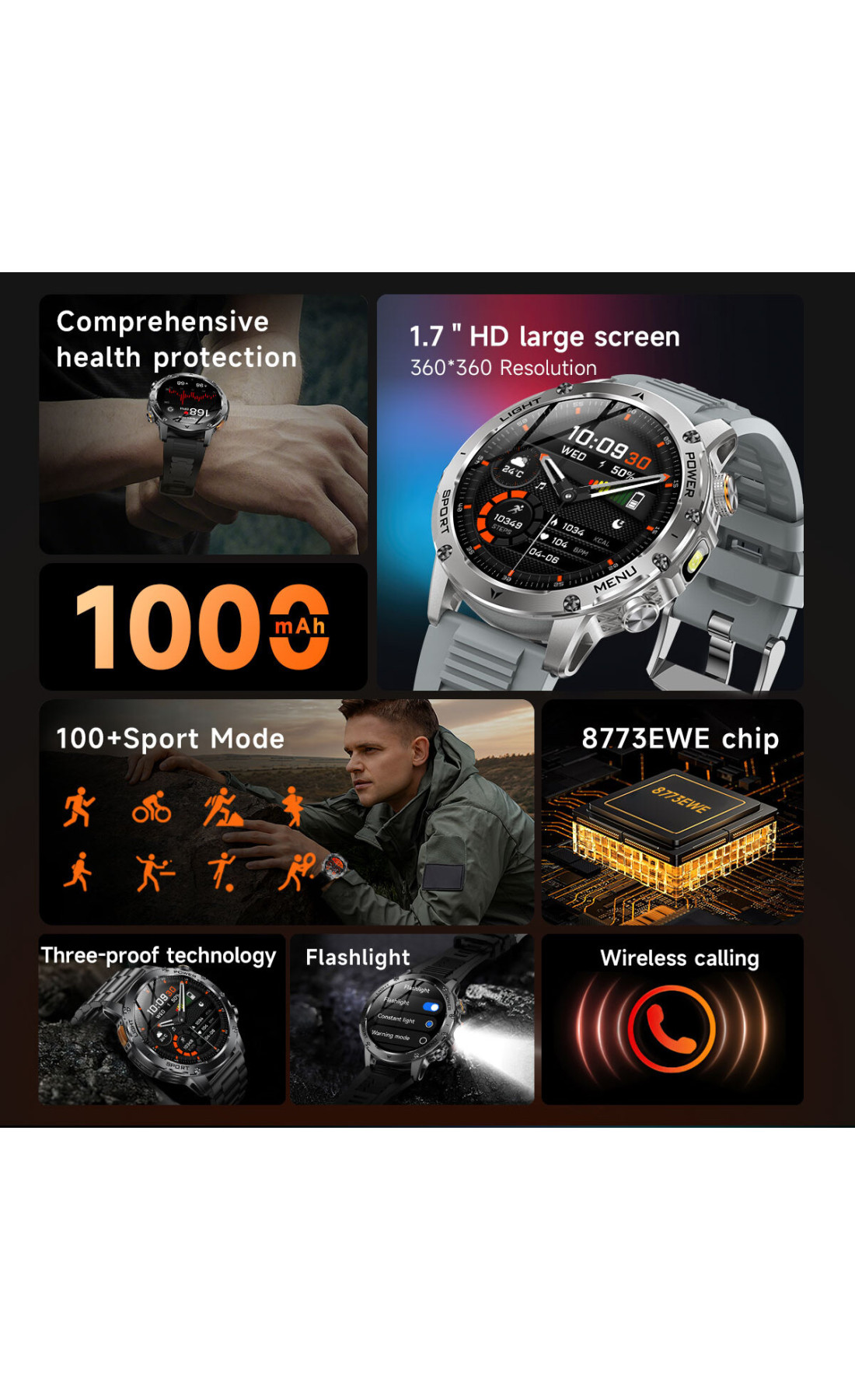 Смарт годинник  Smart Power Ultra Steel УЦІНКА