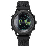 Чоловічий годинник  North Edge Desert Nylon Power 5BAR з компасом
