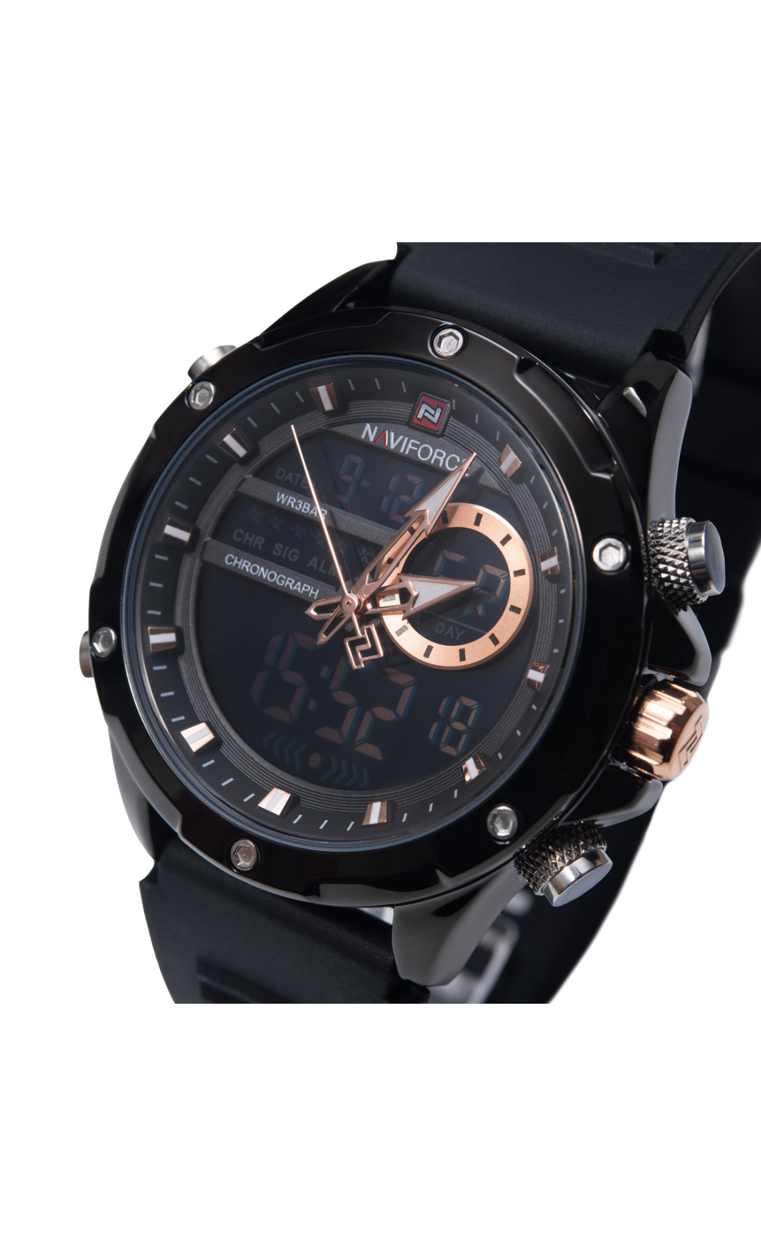 Чоловічий годинник  Naviforce Pride Darkside, 2 ремінці