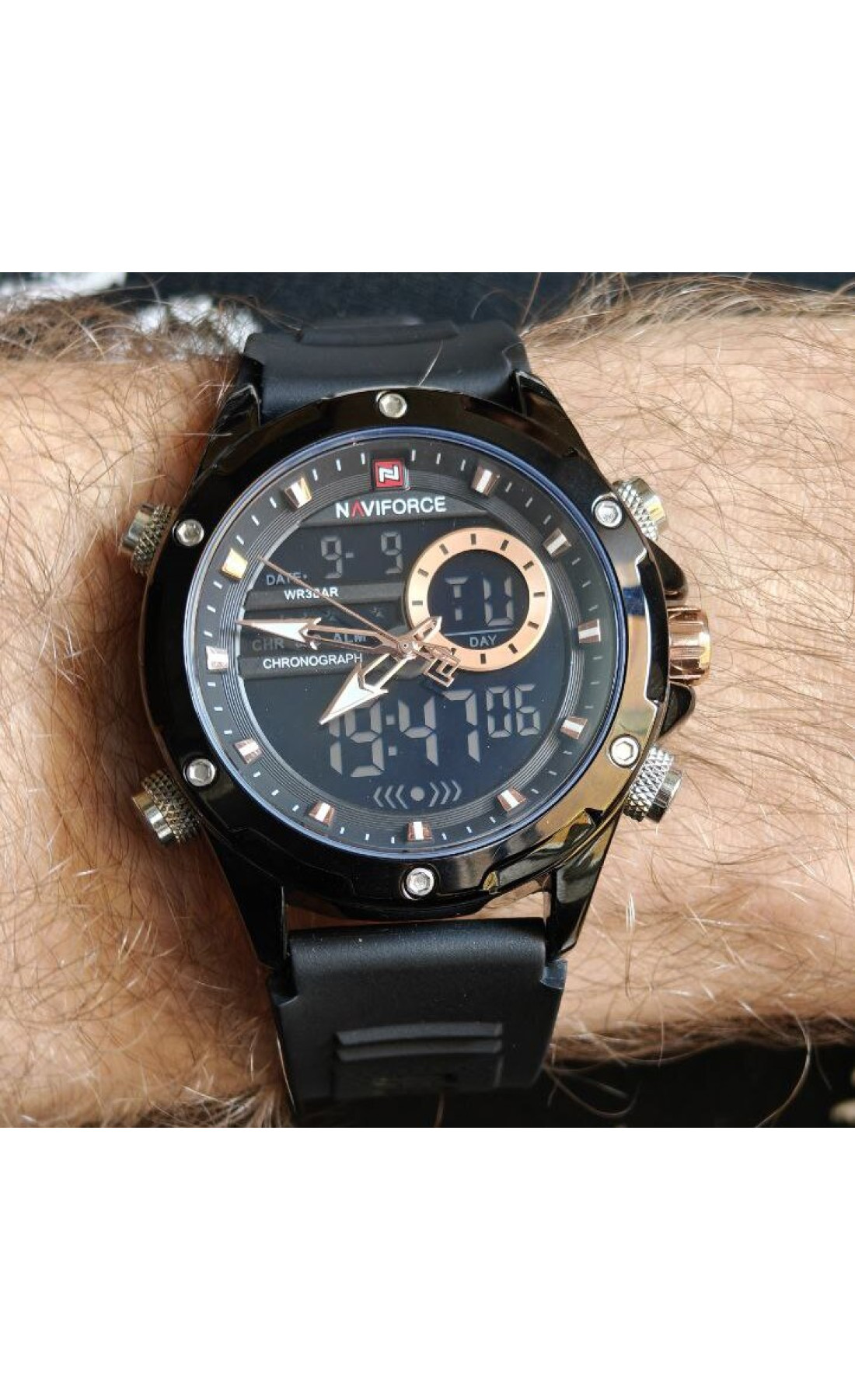 Чоловічий годинник  Naviforce Pride Darkside, 2 ремінці